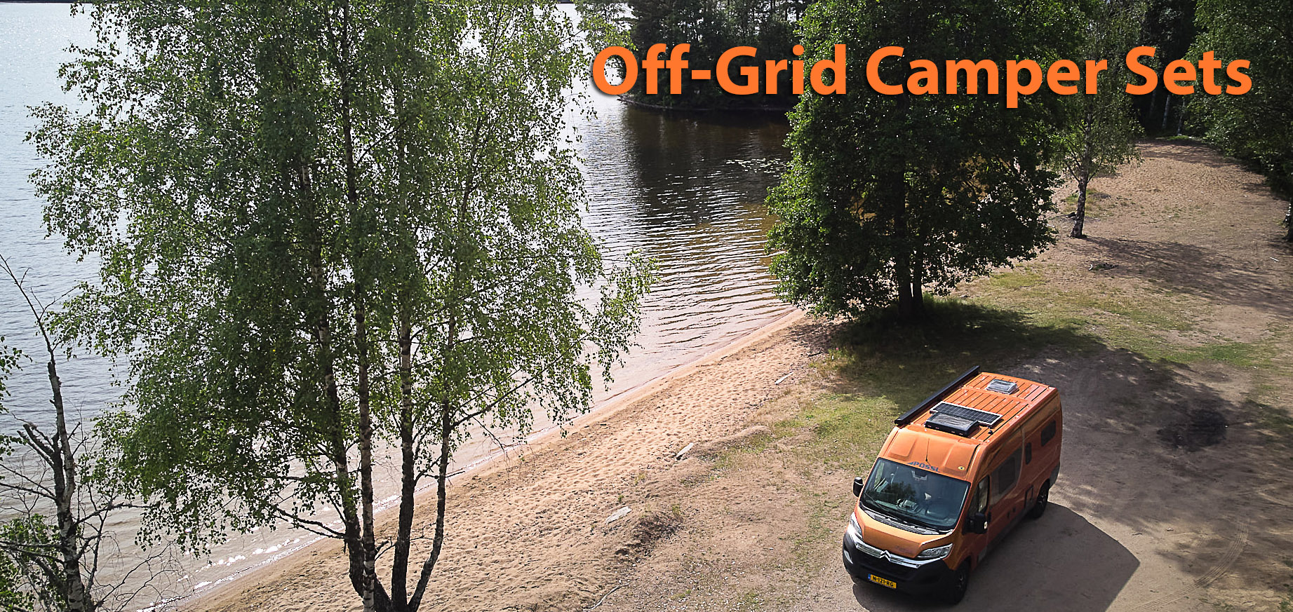 Off-grid camper systeem
