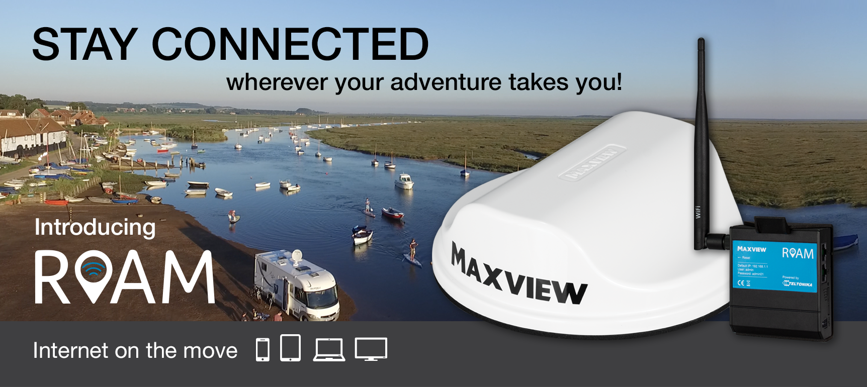 Maxview Roam antennes en routers