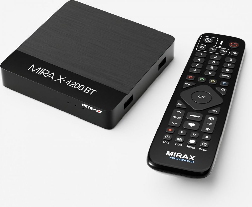 Amiko MiraX HiS-4200 Bluetooth Linux Mediastreamer 4K Ultra HD