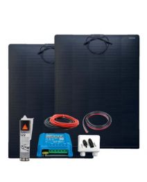 Solarset-8 2x 80Watt flex +Victron MPPT 75/15