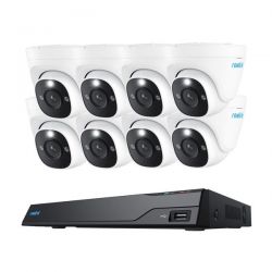 Reolink NVS16-8MD8, slimme 8 MP PoE beveiligingsset 