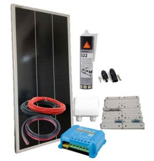 Solarset-3 1x120Watt +Victron sm.mppt 75/10