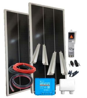 Solarset-6 2x170Watt +Victron MPPT 100/20