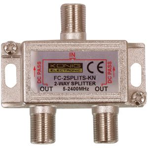 2-weg satelliet F-splitter