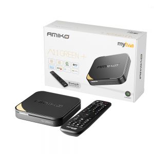 Amiko A11 Green+ PLUS 4K UHD Media Streaming Box