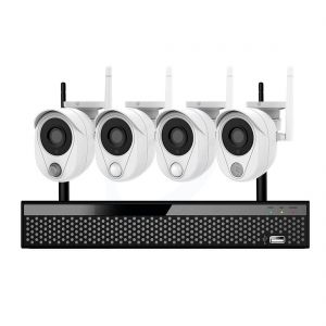 Amiko Home 4 cameraset WiFi bewegings- gas- en rook detectie