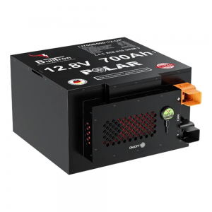 Bulltron 12V 700 Ah Polar Lithium accu onder de stoel