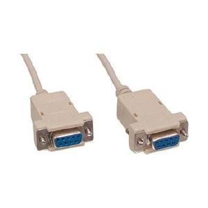 Kabel Nullmodem F/F 9 pins