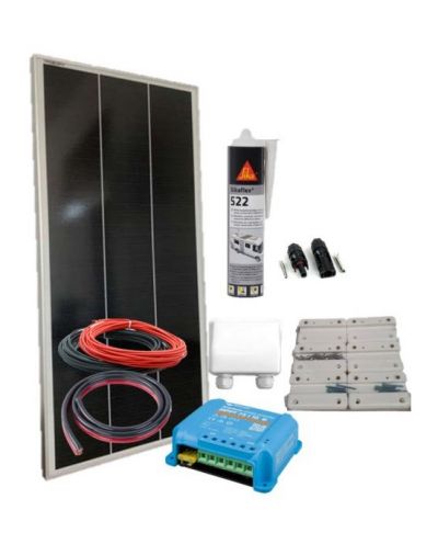 Solarset-3 1x120Watt +Victron sm.mppt 75/10