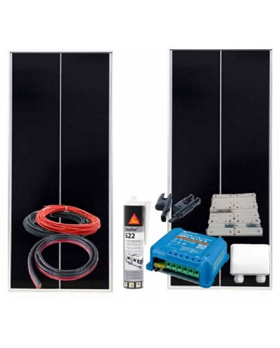 Solarset-2 2x100Watt + Victron sm.mppt 75/15