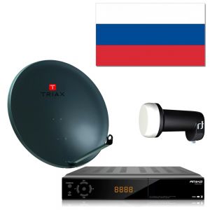 Complete satelliet SET voor de ontvangst van Russische zenders 