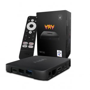 YAY GO 4K UHD OTT IPTV mediaspeler met Chromecast - Android TV