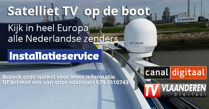 Satelliet TV op de boot